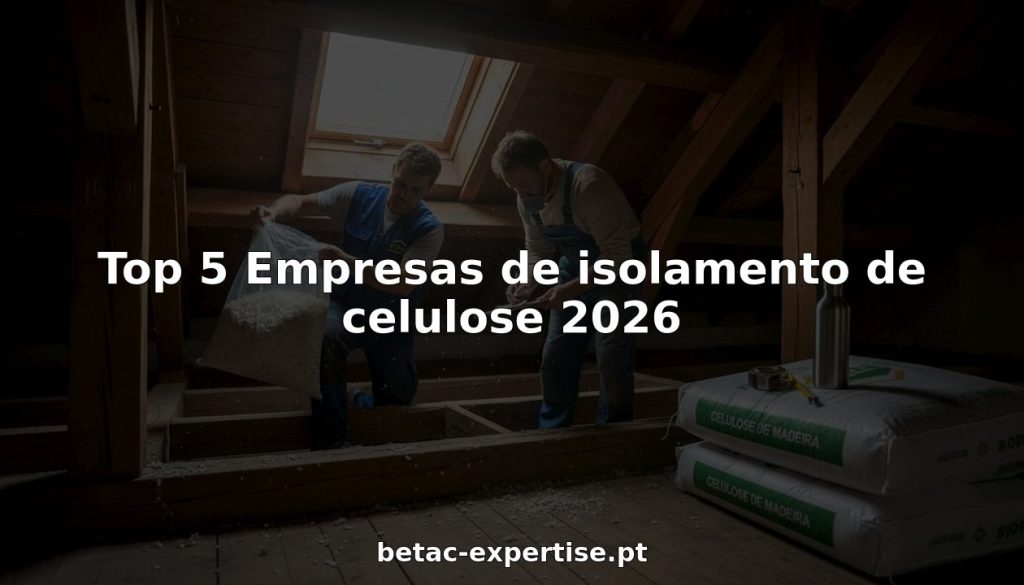 Profissionais a aplicar isolamento de celulose no sótão