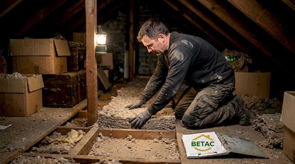 Isolamento ecológico no aproveitamento do sótão de uma casa