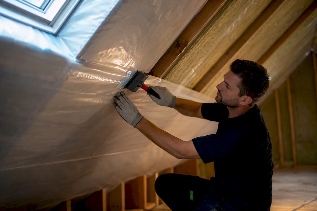 Sistema de barreira de vapor e ventilação da cobertura