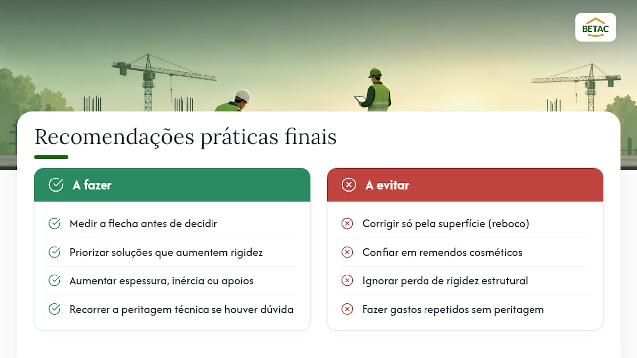 Perspetiva prática: recomendações finais — overview diagram